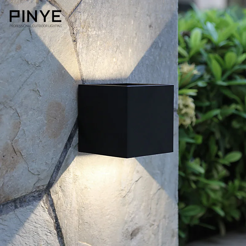 

6W Outdoor Lighting IP65 Waterproof Led Lamp Modern Nordic style Indoor Wall Lamps Living Room Garden Gate Porch Light
