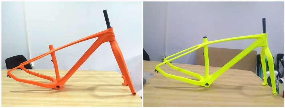 Customized Carbon fat bike Frames 26er 16/18/20inch Carbon mtb Frame 26'' BSA snow Bike Bicycle Frameset Max Load 250kg