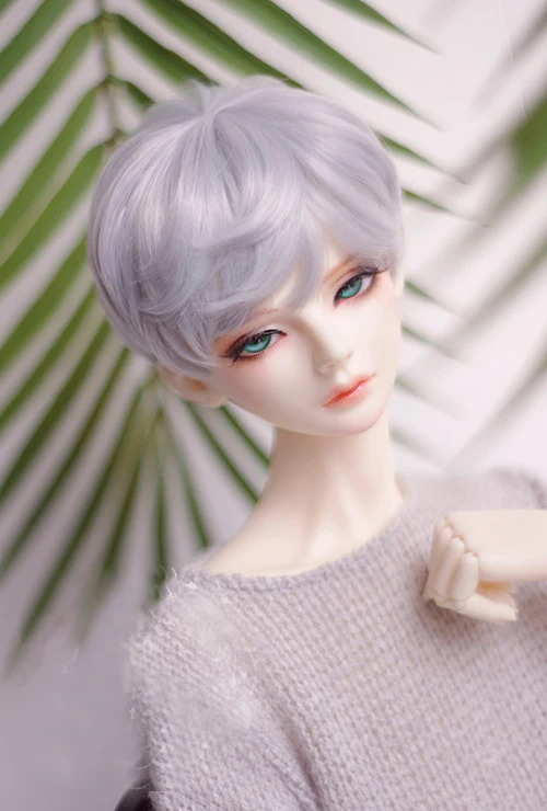 Парики для кукол BJD фиолетовые и серые короткие парики 1/3 1/4 1/6 1/8 DD SD MSD YOSD