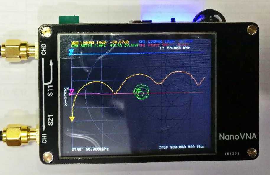 lcd NanoVNA векторный сетевой анализатор MF HF VHF UHF антенный анализатор стоящая волна встроенный аккумулятор