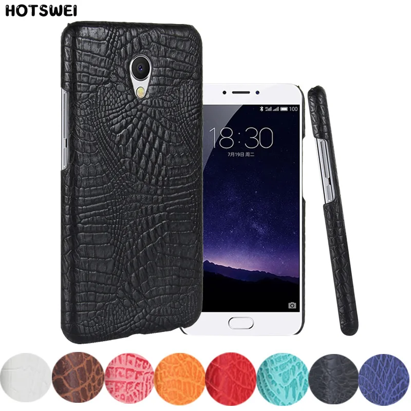 HOTSWEI Case For Meizu M5 M6 Note M6S M6T M5C M5S M3S U10 U20 Cover Luxury Crocodile Leather Skin Hard |