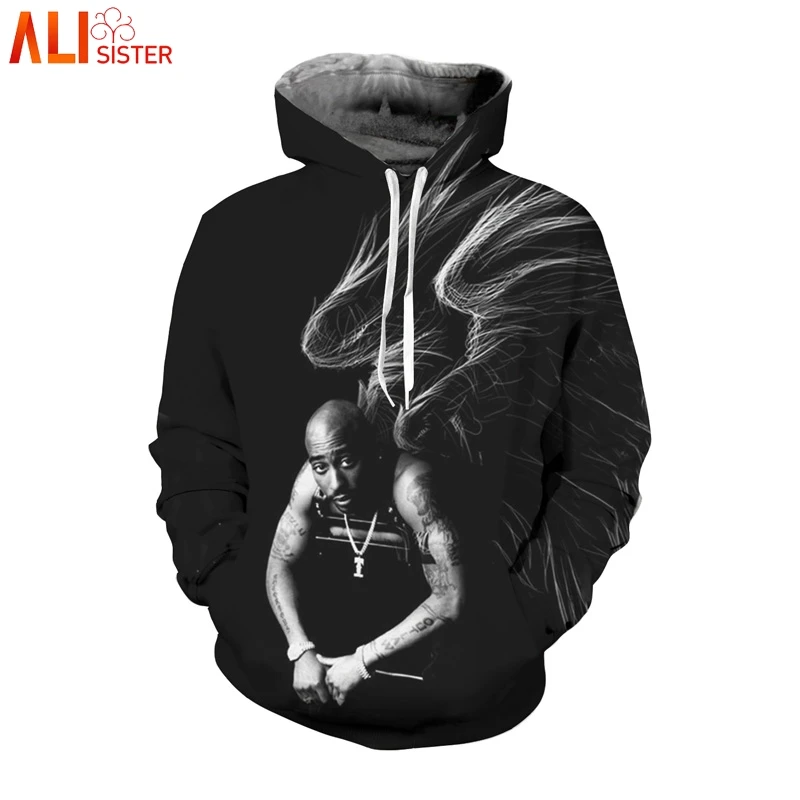 Alisister الرجال النساء هوديس البلوز توباك 2 قطعة طباعة 3D طويلة الأكمام رياضية زائد الحجم تتسابق السترة الملابس دروبشيب