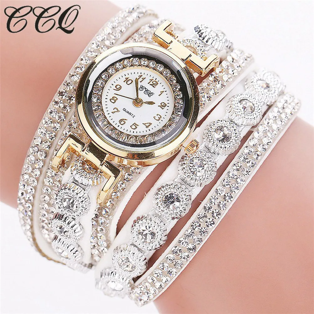 Reloj De Pulsera Para Mujer Con Esfera De Diamantes: Correa Ajustable, Cuarzo, Resistente Al Agua - Regalo Elegante