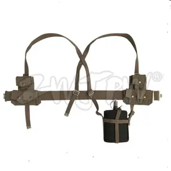

WWII WW2 UK MILITARY P37 EQUIPMENT COMBINATION WITH STRAP & BELT & BAG & CANTEEN MILITARY SOLDIER COMBINATION