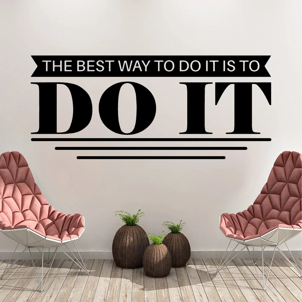 

Personalized do it Self Adhesive Vinyl Waterproof Wall Art Decal For Office Room Wallpaper Decor Children House Wall Stickers