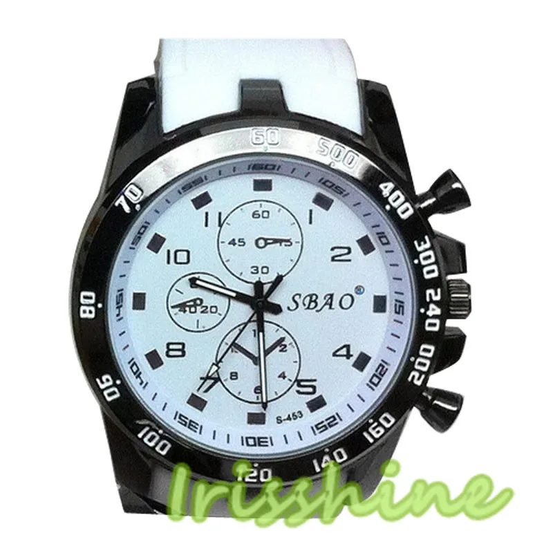 Irisshine #7024 Watch Stainless Steel Luxury Sport Analog Quartz Modern Men Fashion Wrist Watch relogio masculino