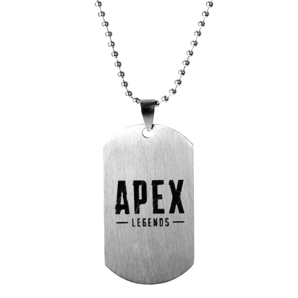 10 шт./лот хит игра Apex legends брелок ожерелье из нержавеющей стали гравировка