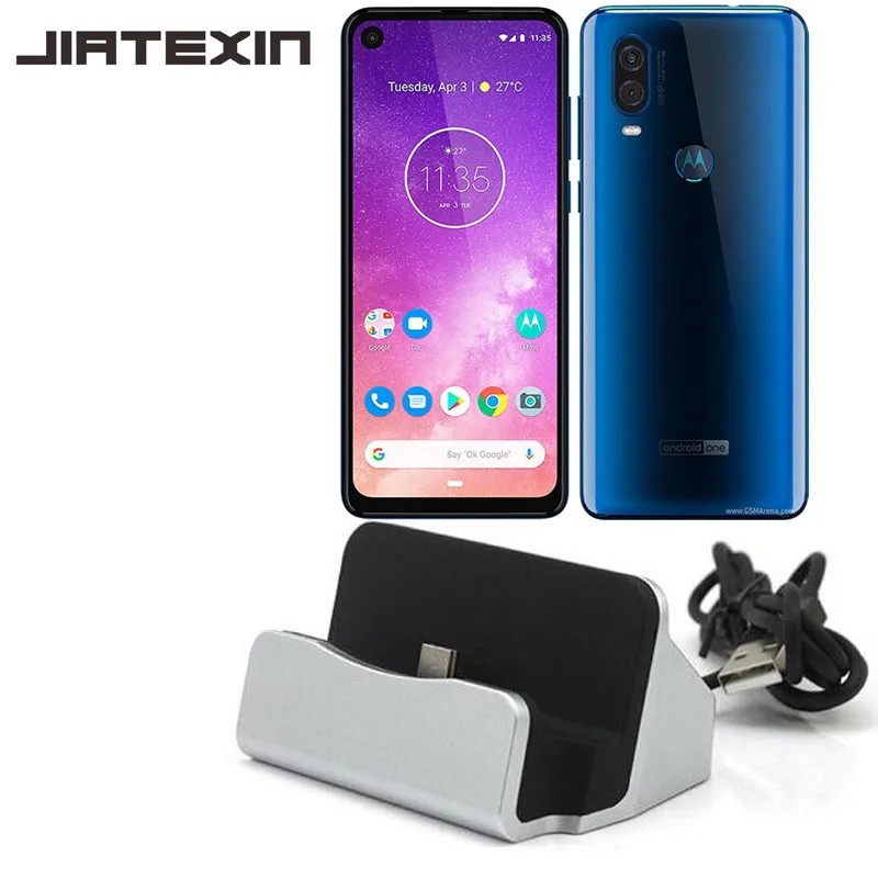 JIATEXIN для Motorola One Vision настольная Синхронизация данных type-C USB док-станция зарядная