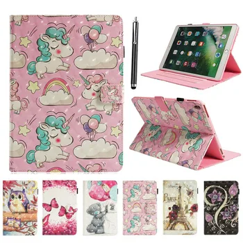 

XSKEMP Smart Case Cute Cartoon Printed PU Leather Flip Stand Tablet Cover For iPad Air 3rd Gen 10.5 2019 A2152 A2123 A2153 A2154