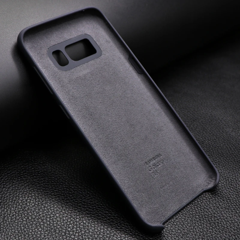 Samsung S8 case silicone back cover galaxy S8 plus note8 hard phone case Full protective S 8 plus luxury S8plus 100% original
