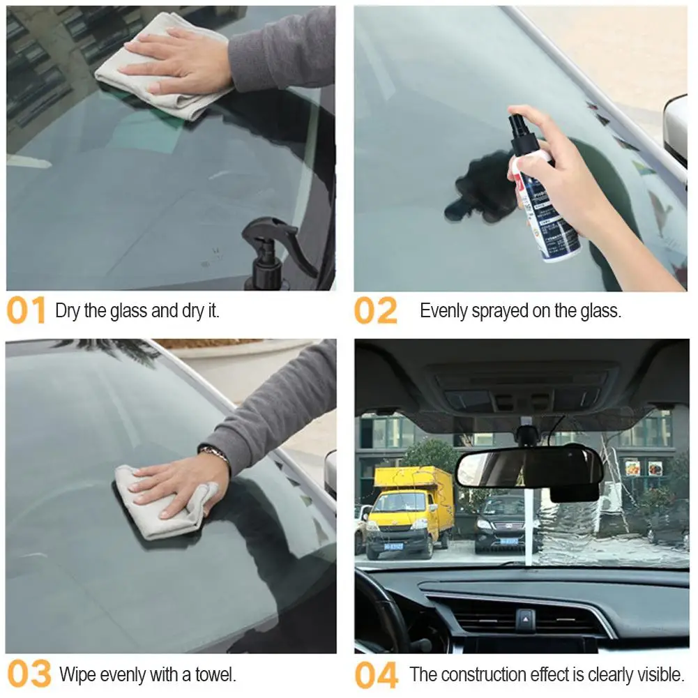 Ветровые стекла автомобиля керамическое покрытие заднего вида дождеотталкивающее покрытие нано-покрытие стекла жидкое покрытие стекла автомобиля