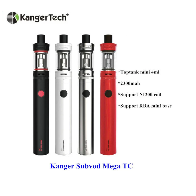 

100% Original good quality Kangertech Subvod mega TC kit 2300mAh Battery Vape Kit VS Electronic Cigarette Kit