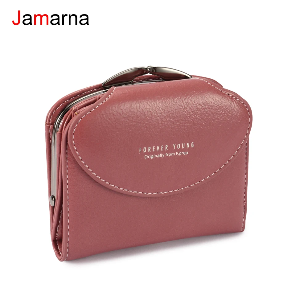 

Jamarna Women Wallets PU Leather Women Wallets With Coin Purse Pockets Mini Wallet Hasp Closure Shell Small Wallet Female