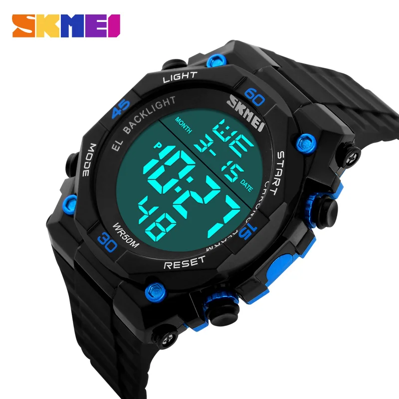 

New Sports Watches Men Shock Resist Army Military Watch LED Digital Watch Relojes Men Wristwatches Relogio Masculino 2018 Skmei