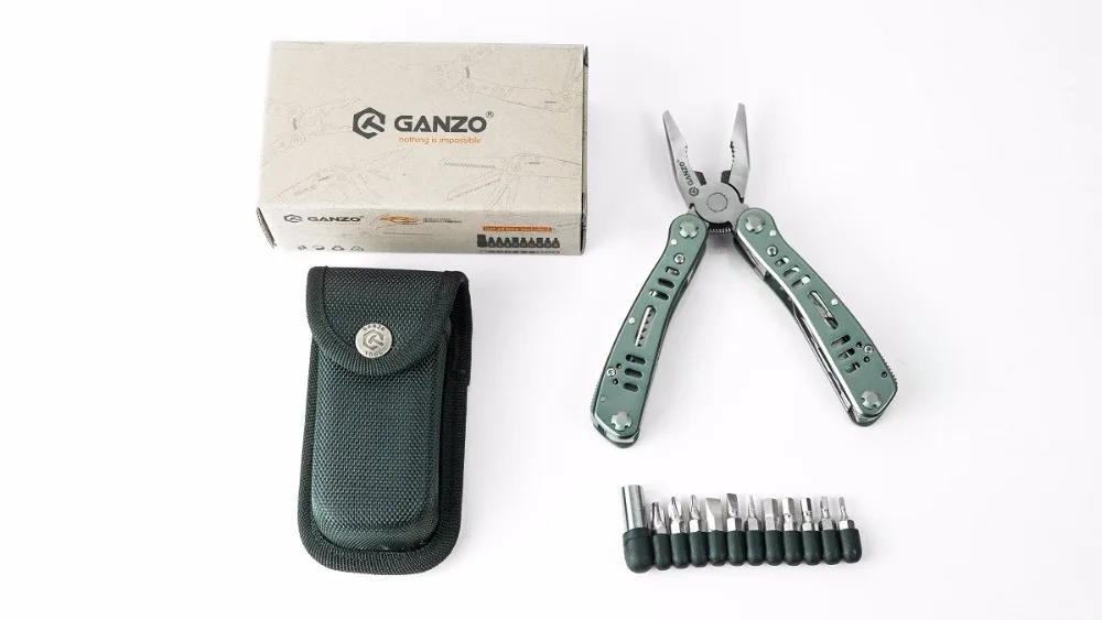 Высококачественные складные плоскогубцы 24 в 1 Ganzo G203 из нержавеющей стали, Комбинированный нож, плоскогубцы, инструмент для кемпинга, рыбалки