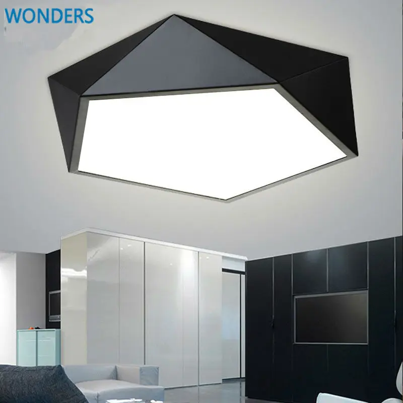 

Led modern ceiling light simple style geometrical Personality ceiling light 85~265V for home bedroom, study room, living room