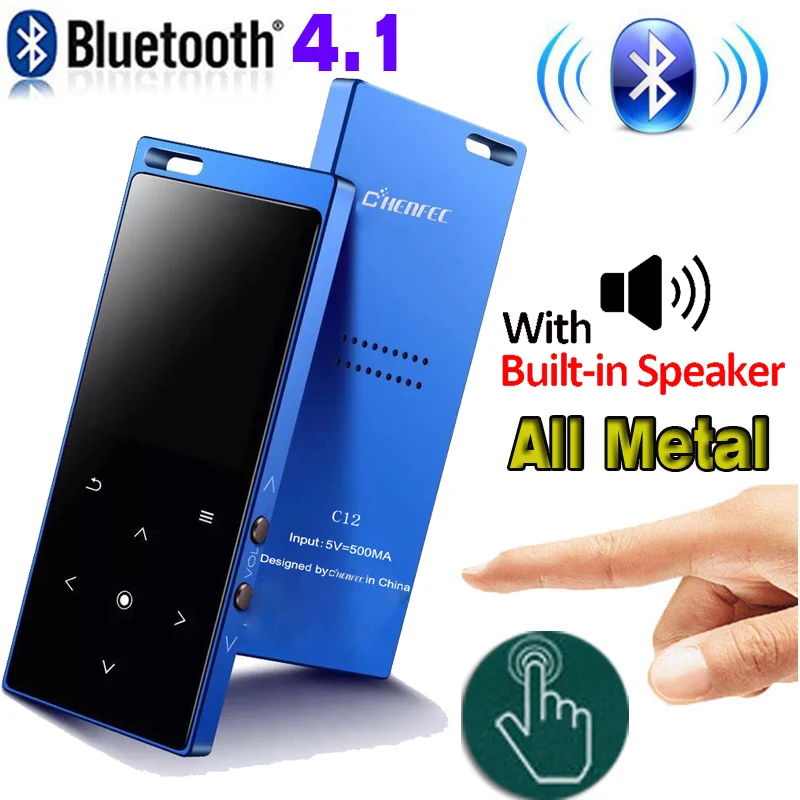 Динамик MP3 сенсорный экран MP3-плеер с Bluetooth4.0 студент Walkman ультра-тонкий дисплей