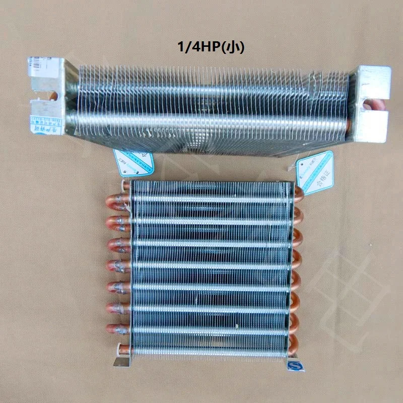 Refrigerators and freezers Copper Tube Evaporator 1/4HP Heatsink Radiator Cooler Air Cooling Condenser 180-250W Ice Cuber Cooler