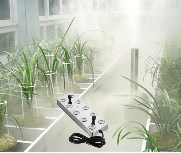 UMM-10 10 head Fogger Humidifier Ultrasonic Mist Maker Greenhouse Hydroponics 