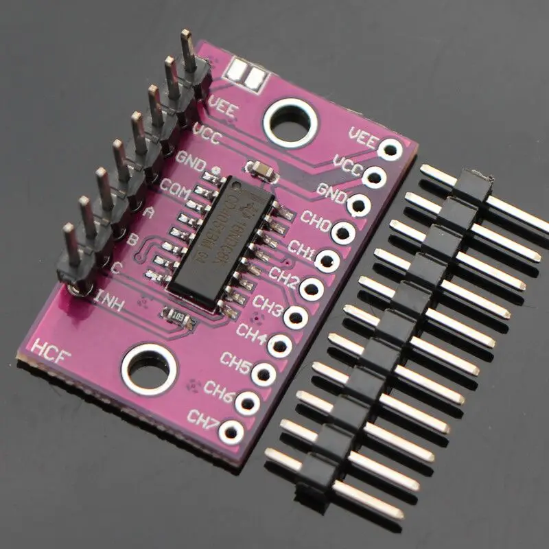 74HC4051 CD4051 single 8 channel digitally controlled analog electronic