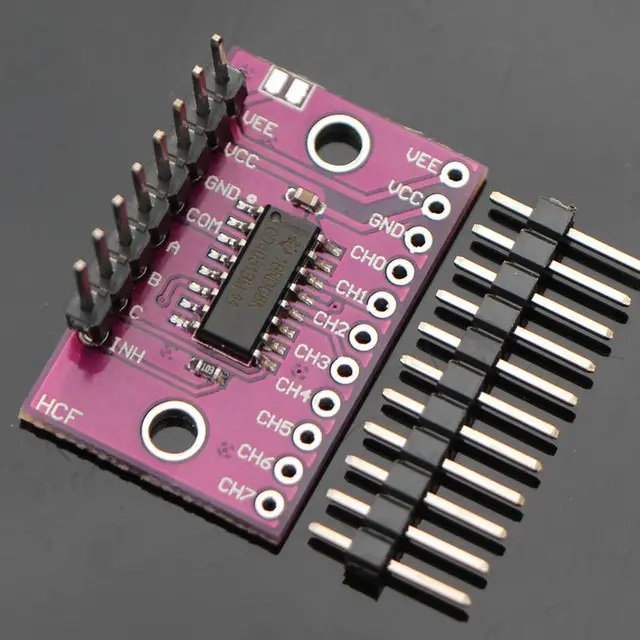 74HC4051 CD4051 single 8 channel digitally controlled analog electronic