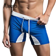 Купальник купальники Купальник Купальники плавки трусы плавки мужские для купания сексуальные купальники мужчины боксер купальник низкой талией бикини Trajes de bano Спорт Пляж Серфинг banadores плавание