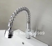 Pull Out Кухонный кран Меди для холодной и горячей воды кран Раковины faucetVegetable стиральная бассейна 360 градусов вращающийся кран sam89