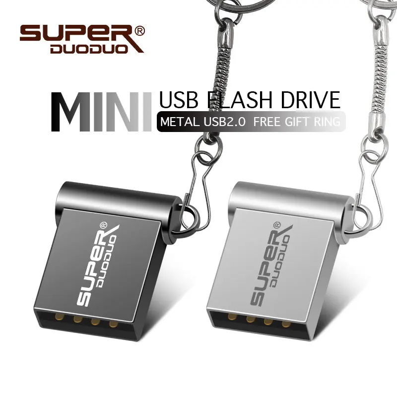

super mini metal usb flash drive 64GB 32GB 16GB 8GB 4GB flash drive portable 128GB memory stick Pendrive Storage flash disk