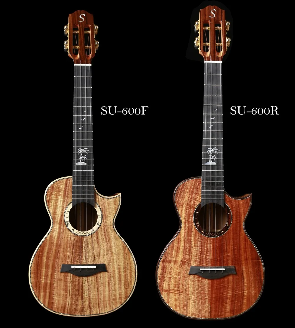 

SU-600 Sunset full solid wood hand made solid koa wood tenor ukuleles