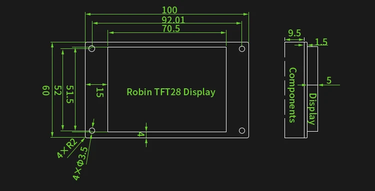 MKS 3D принтер доска STM32 MKS Робин нано плата аппаратное обеспечение с открытым исходным кодом поддержка Marlin2.0 для многоразмерных сенсорных экранов