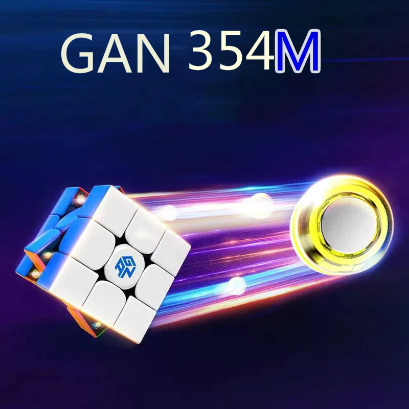 Gan 354 M 3x3 магический скоростной куб с магнитными ганами профессиональный Gan354M