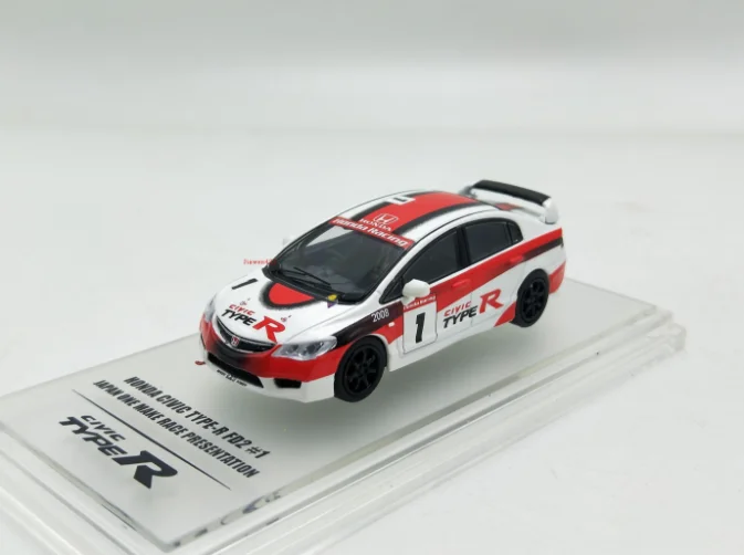 Оригинальная фабрика 1:64 Hon daCivic Тип R FD2 автомобиль из сплава игрушки для детей