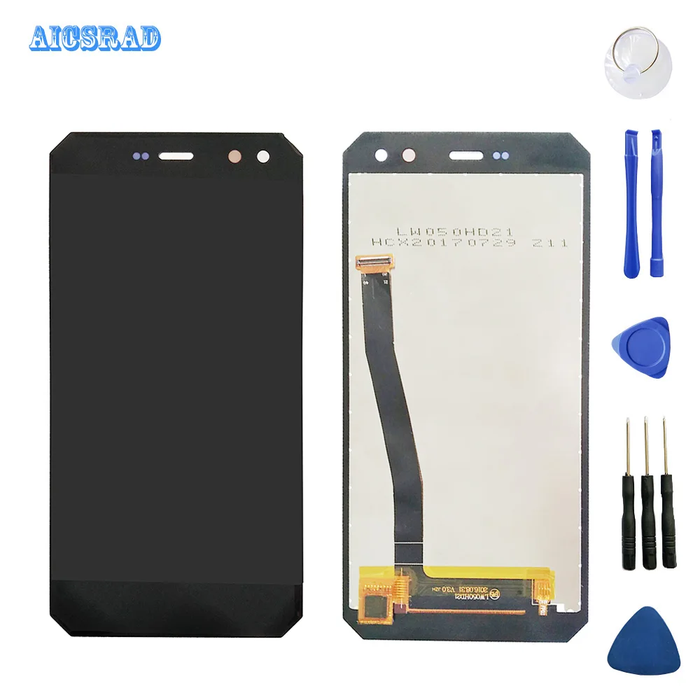 2pcs AICSRAD Original S 10 LCD Display+Touch Screen 100% tested Digitizer Glass Panel Replacement For NOMU S10 Universal Version | Мобильные