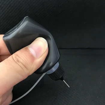 

50pcs Needle Bottles 30ml Plastic Dropper Bottle With Metal Tips Empty Bottle For E Vapor Cig Liquid Black Body Plastic Bottle