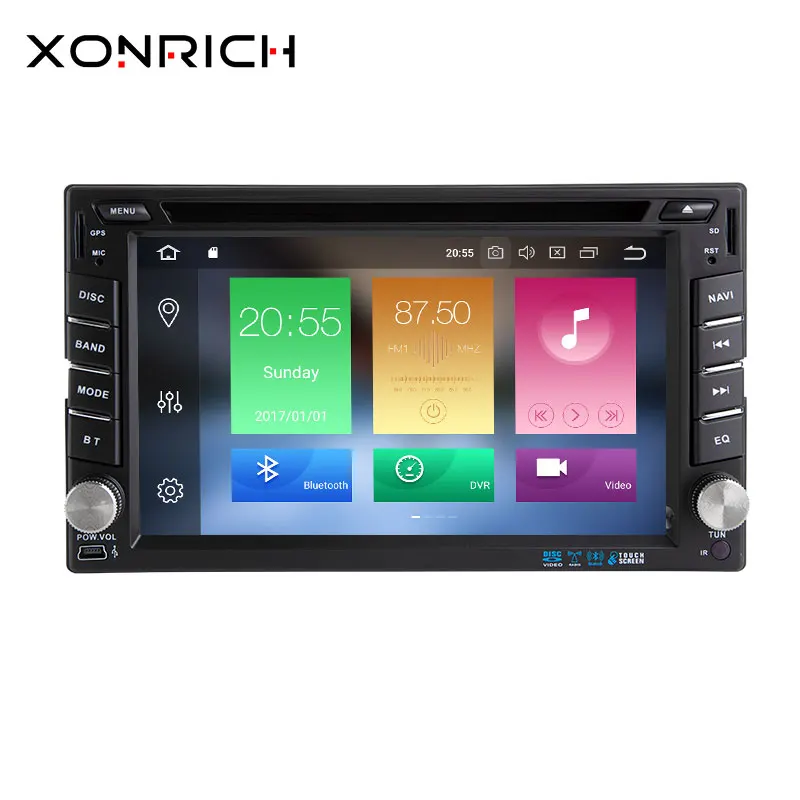 

2Din Android 8.0 Car Multimedia Video Play Tap PC Tablet For Nissan qashqai x-trail almera note juke GPS Navigation Radio Stereo