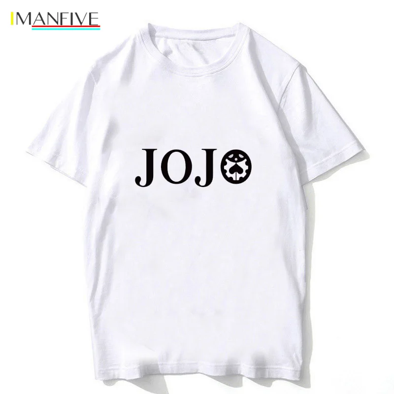 

JoJo Bizarre Adventure T shirt men/ JoJo Letter And Graphic Printed Fantasy Novel Anime T-shirt homme 90s aesthetic Tops