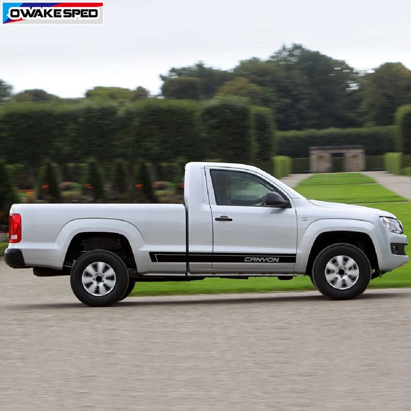 Для Volkswagen Amarok canion Sport Stripes боковая юбка для кузова автомобиля декоративная