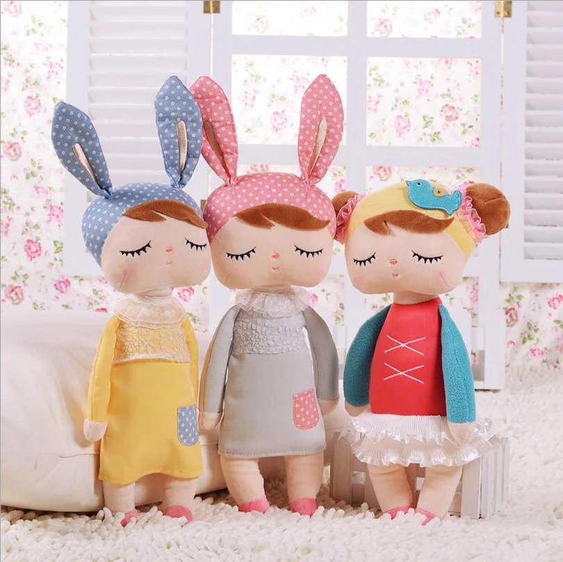 

34 CM Cute Metoo Angela Dolls Bunny Baby Toy Stuffed Animal Plush Toy For Kids Christmas birthday gift