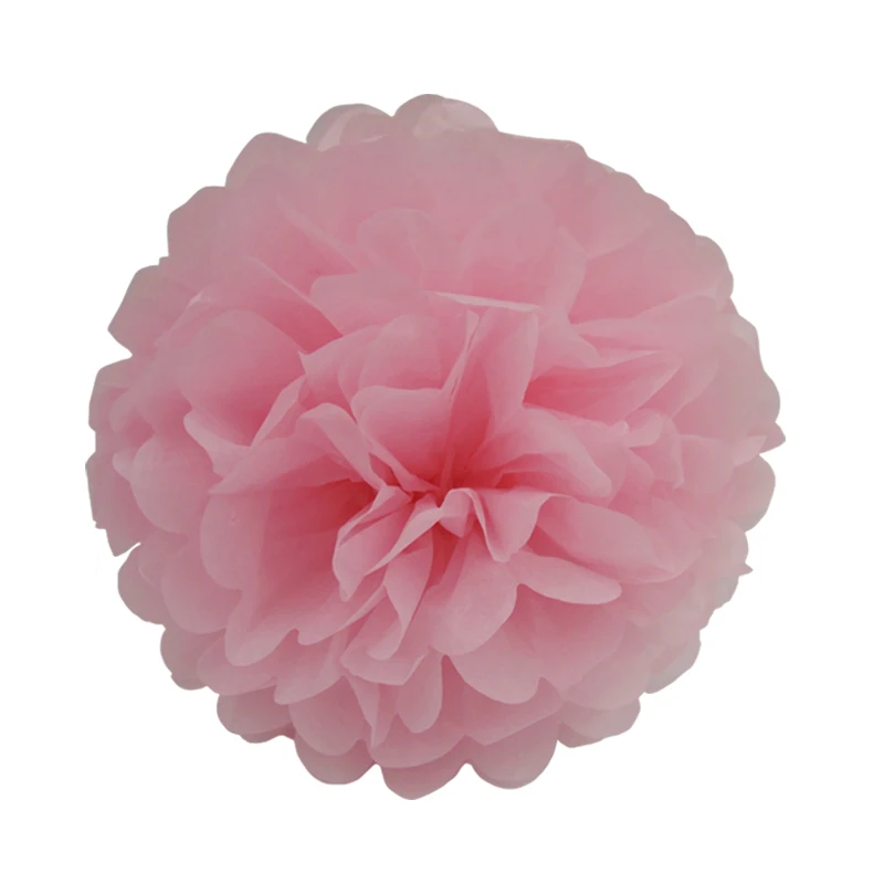10pcs/lot Baby Pink Light Pink Tissue Paper Pom Poms DIY ...