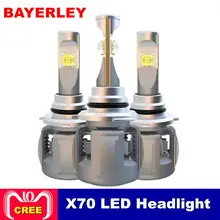 X70 H4 H7 H1 9005 9006 Auto HA CONDOTTO LA Lampadina Del Faro H11 H8 D1S D2S D4S hp Ha Condotto La Lampada di Chip 120 W 15600LM Fari Fendinebbia 6000 K Luci di E70 X70