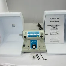 Полировальный аппарат компании Foredom, мини полировальный мотор с крышкой, ТМ небольшой Настольный Токарный Станок