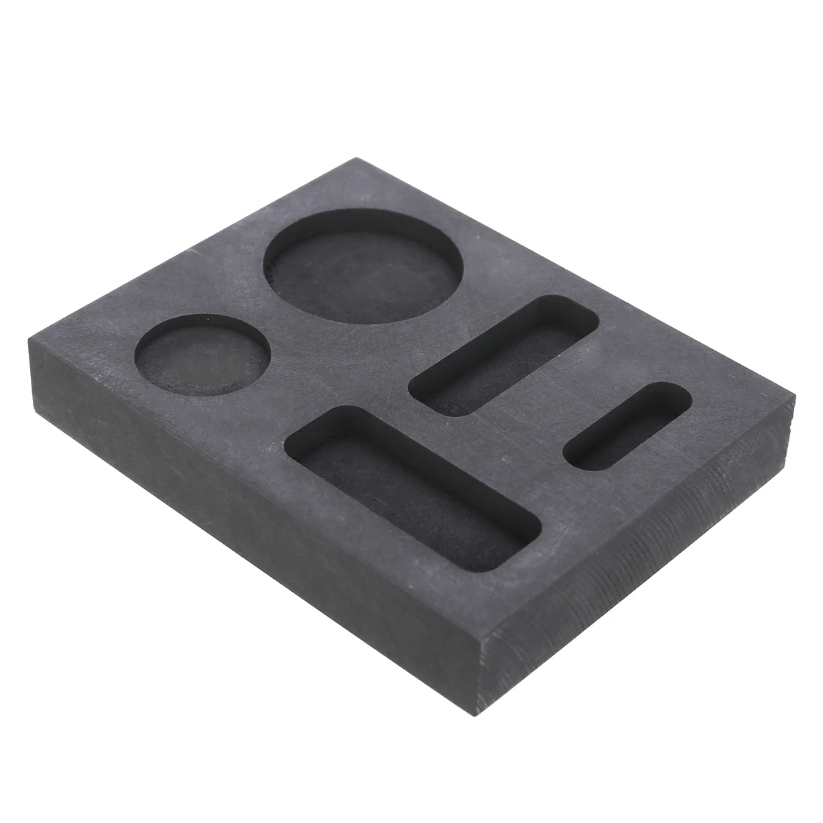 Black Five Holes Ingot Casting Graphite Casting Ingot Melting Mold Refining Scrap for Melting Furnace Casing Copper Silver Gold