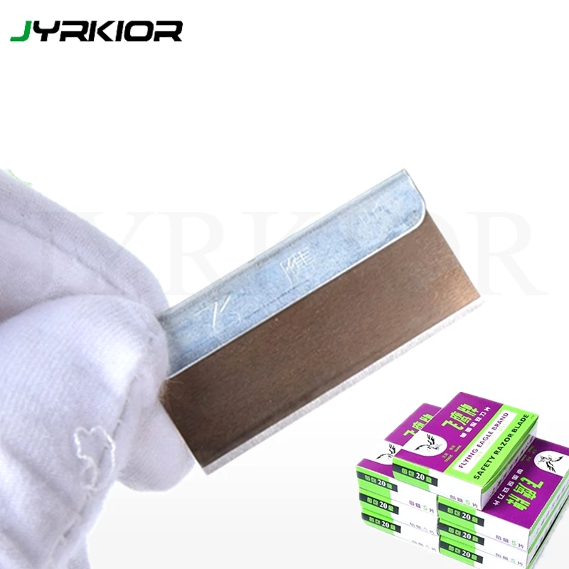 

Jyrkior Single Edge Industrial Razor Blades For iPhone Samsung Touch Screen LOCA /OCA Glue Remover