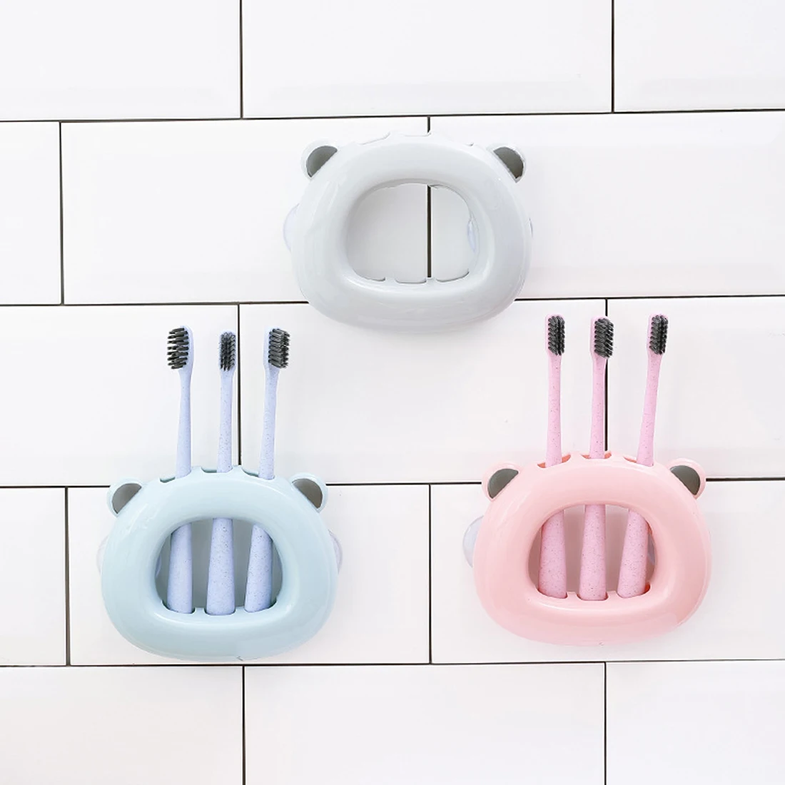 Wall Suction Hook Toothbrush Holder Save Space For Lovers Of Lovely Home Household Bathroom Accessories Washroom Shelf