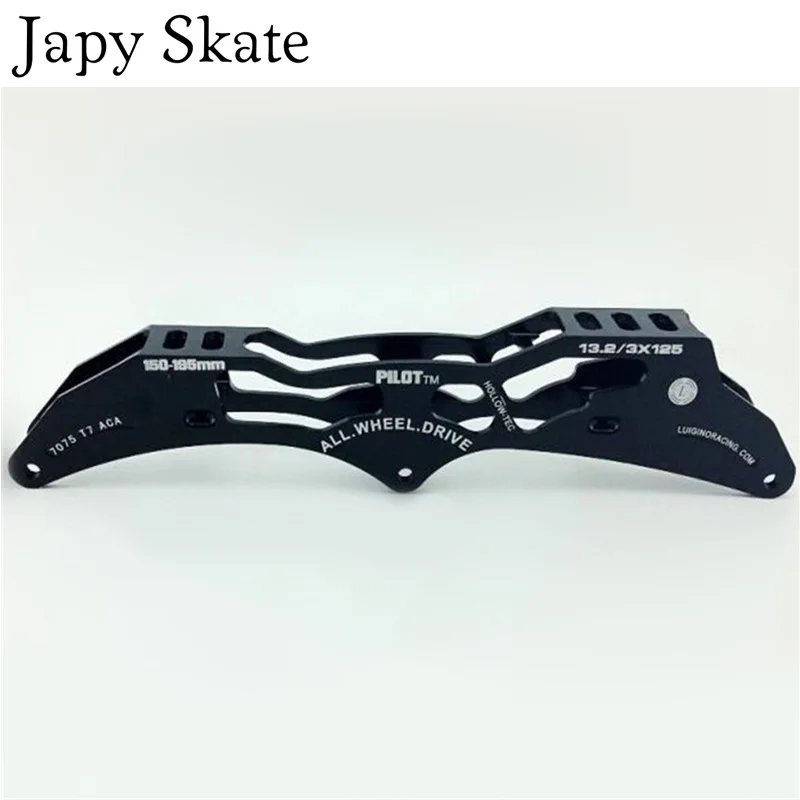 

Japy Skate Pilot Inline Speed Skate Frame 3 X 110mm / 125mm Aluminum Alloy 7075 for 3 Wheels Speed Skating Shoes Basin Base