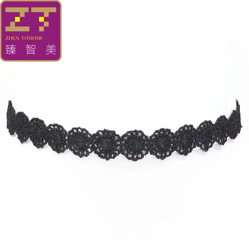 Hot new torques Bijoux Gothic Tattoo Lace flowers necklace hollow False collar Maxi statement Chokers Necklace for Women jewelry