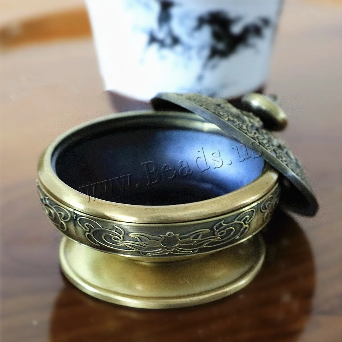 Portable Incense Burner Porcelain Coil Censer Incense Holder Ceramic Aromatherapy Furnace Holder Fashion Simple Decoration