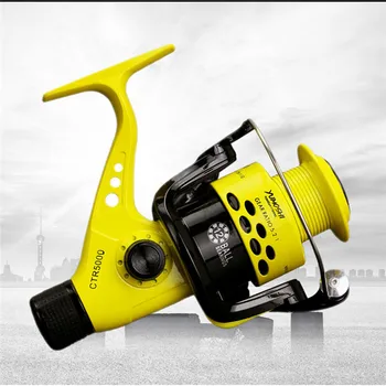 

YUMOSHI 12BB Fishing Reel CTR2000-7000 5.5:1 Foldable Arm Rocker Spinning Reel Lightweight Rear Drag Spool Fish Spinning Wheels