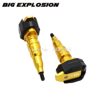 

Motorcycle CNC Falling Protection Frame Slider Fairing Guard Anti Crash Pad Protector for KAWASAKI Z650 Z 650 2017 2018 2019