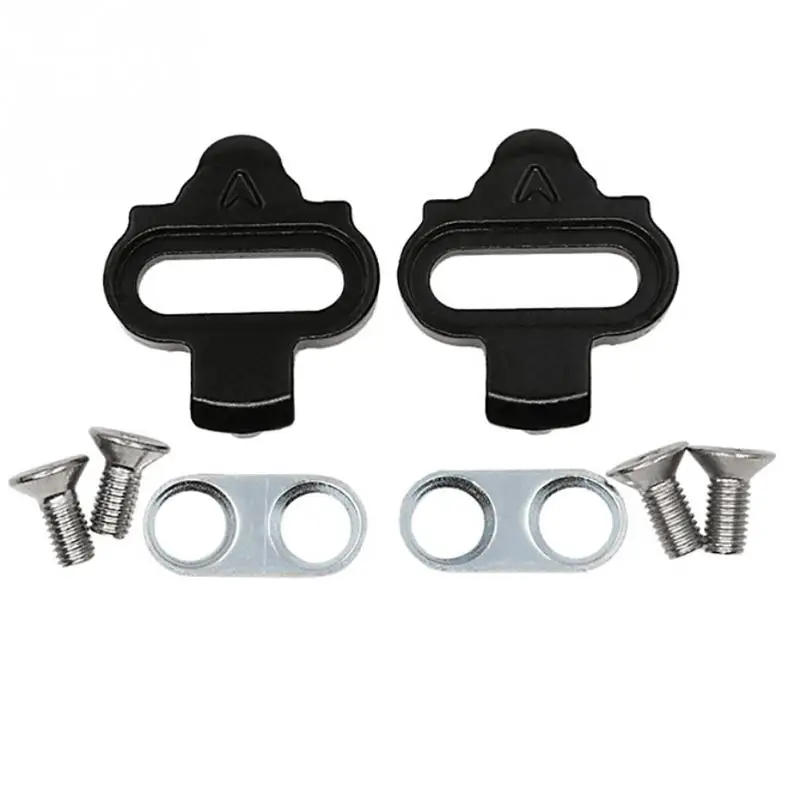 الأسود البسيطة الصلب الدراجات قفل دواسة اكسسوارات جديد مسامير من الاستانليس ل Shimano SPD دراجة هوائية جبلية المربط دراجة أجزاء # H1015